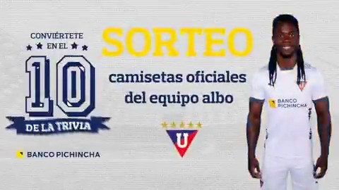 La última edición de #ElDiezDeLaTrivia de 2023 está dedicada a los hinchas de LDU Oficial 🤍 Tenemos 5 CAMISETAS del Rey de Copas. 🏆 1️⃣ Haz RT o Like. 2️⃣ Recibirás una notificación para participar respondiendo las 4 preguntas.