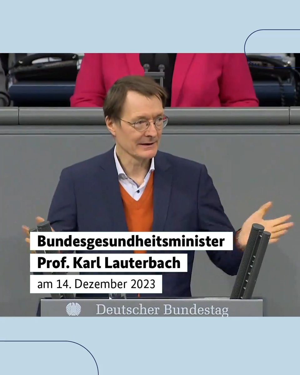„Für die Digitalisierung im deutschen Gesundheitswesen ist das heute ein Quantensprung“, so Prof. Karl Lauterbach im Deutschen Bundestag bei der 2./3. Lesung zum Gesundheitsdatennutzungsgesetz (#GDNG) und Digitalgesetz, u. a. zur elektronischen Patientenakte mit Opt-out (#ePA). 🧵
