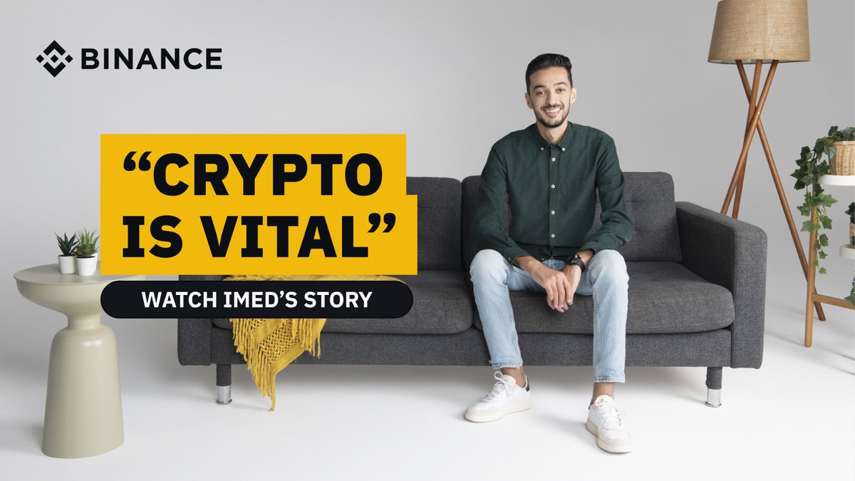 The speed and utility of crypto can be life changing. Literally. Don't believe it? Imed, a proud Binancian, has a story that you need to hear. Have a watch ⤵️