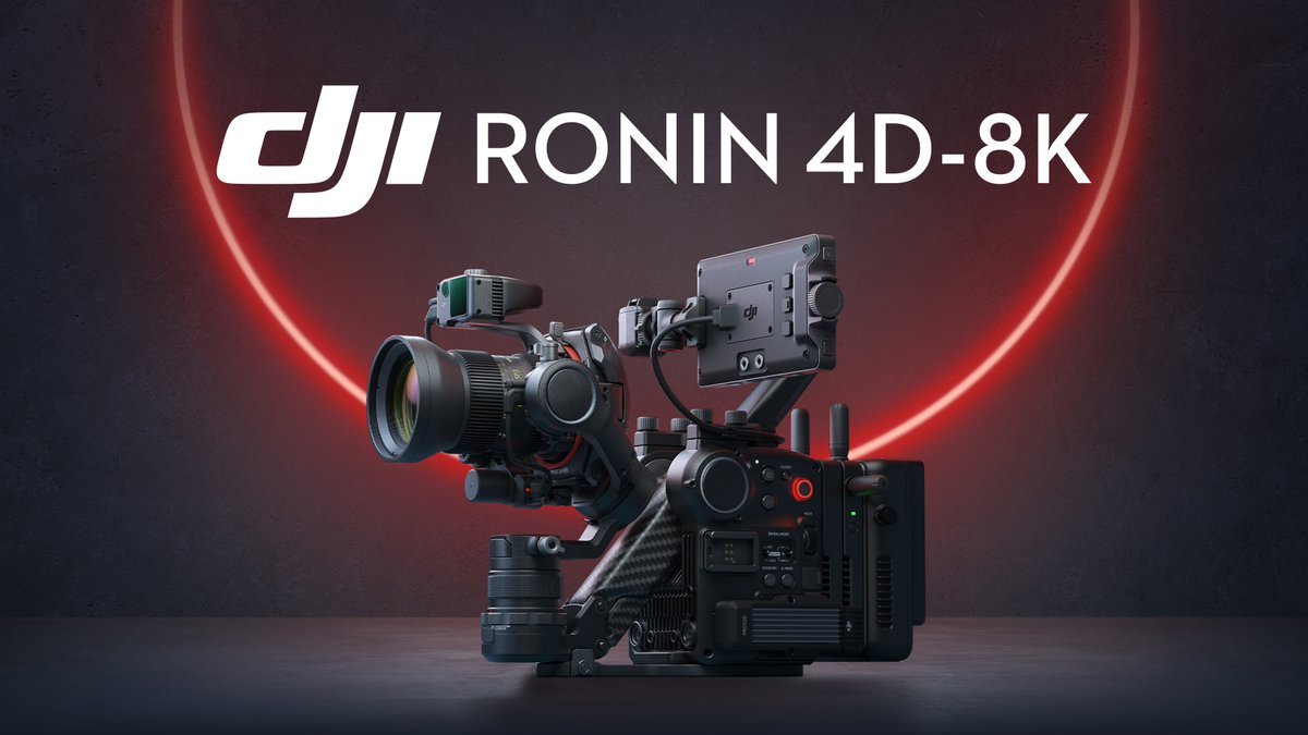 Say hello to the all-new DJI Ronin 4D-8K - an integrated 8K cinema camera that redefines imaging excellence 🎥 ✅ Full-frame 8K/60fps & 4K/120fps ✅ Dual-native ISO ✅ 14.7 stops of dynamic range ✅ Built-in 9-stop physical ND filters Discover more via: