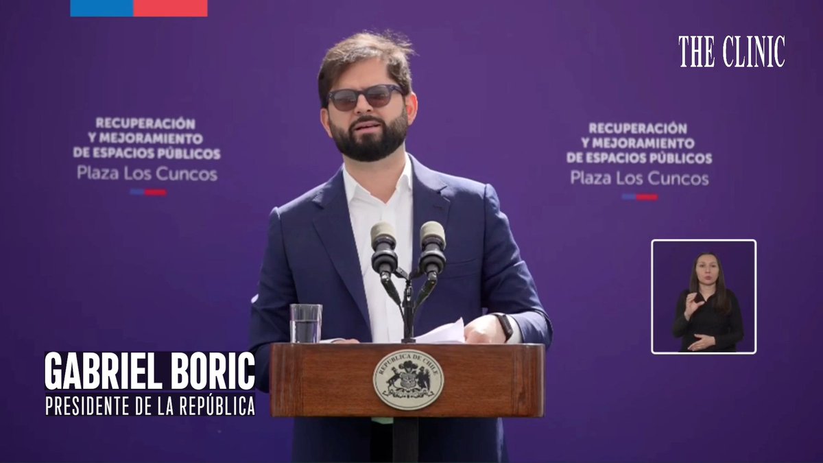 🔴 Presidente Boric critica a matinales de TV por no transmitir recuperación de Plaza Los Cuncos en Renca. "Adivinen cuántos matinales están transmitiendo esta noticia (…) Vi Mega, TVN y Canal 13 y por supuesto ninguno estaba dando esto", dijo. »