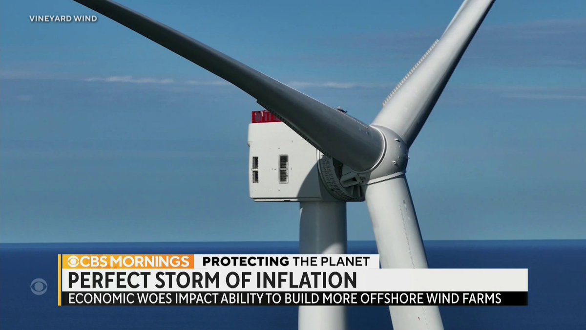 For the first time in U.S. history, a “utility scale” offshore wind turbine in federal waters sent electricity to customers ashore last week — and hundreds more are planned along the East Coast. But the industry is facing some major headwinds. Ben Tracy reports.