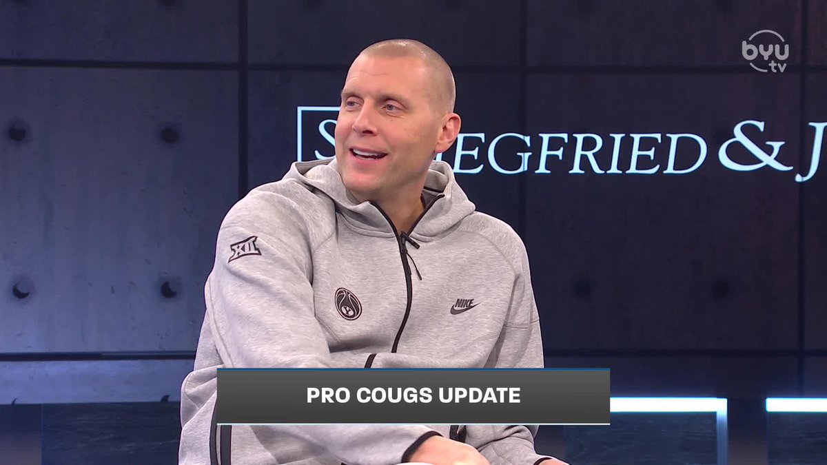 A little BYU Men's Basketball alumnus update! Rudi Williams Yoeli Childs @alexbarcello Elijah Bryant Te'Jon Lucas Brandon Davies #BYUSN | #PopeShow #BYUhoops