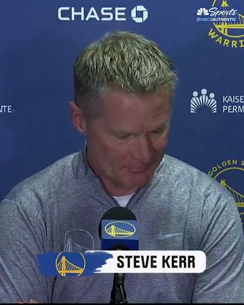 Kerr calls the media discourse questioning Steph's leadership both "sickening" and "disgusting"