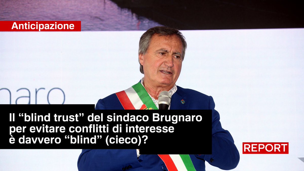 Gasparinetti è capogruppo della lista civica Terra e Acqua e da anni denuncia il conflitto d'interessi di Brugnaro, che nel 2017 per rimediare annuncia di aver dato le sue aziende a un fiduciario estero: è il primo blind trust in Italia. Cosa significa? Ne parliamo domenica sera