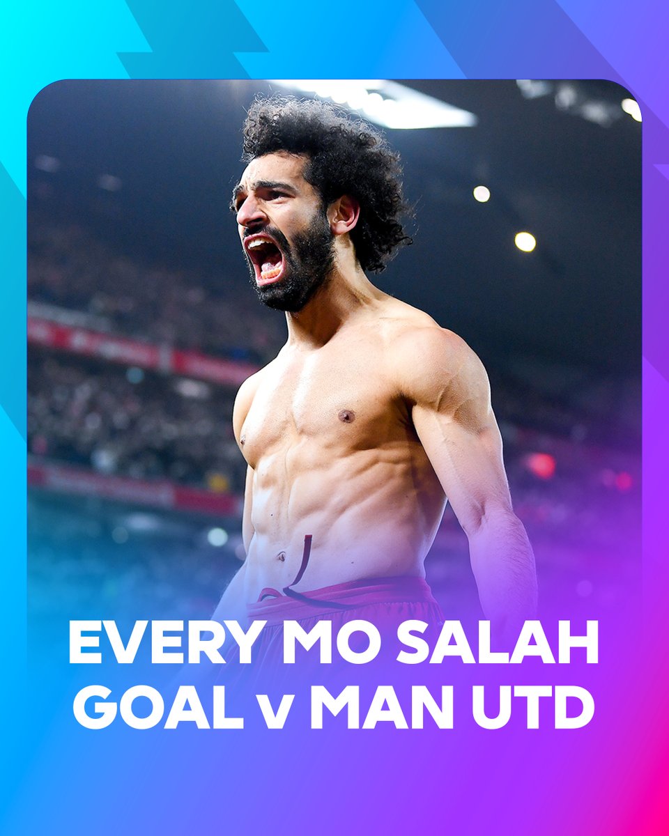 Mohamed Salah is the all-time top scorer in Liverpool FC v Manchester United matches... Here are all 10 of his Premier League goals in the fierce rivalry ๐ค