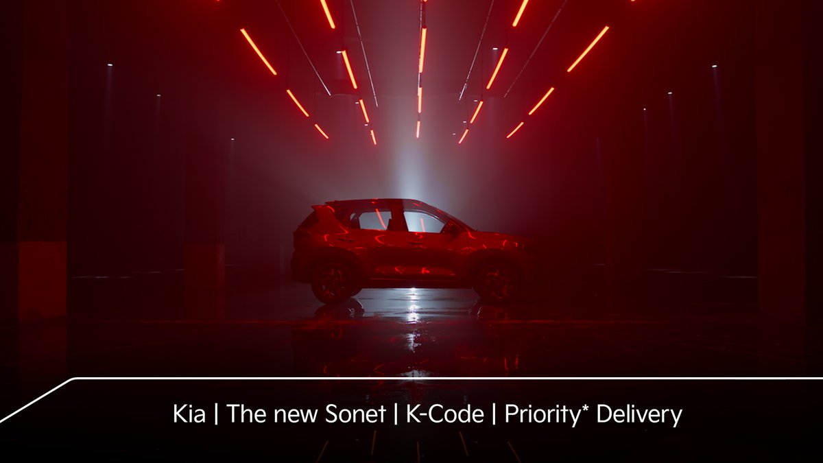 Drive home #TheNewSonet with #KCode. Here’s how: - Reach out to a Kia owner for the K-Code - It can be generated via or MyKia App - It can only be used once - Use K-Code to book the New Sonet on 20 Dec (12AM to 11:59PM) #Kia #TheWildReborn