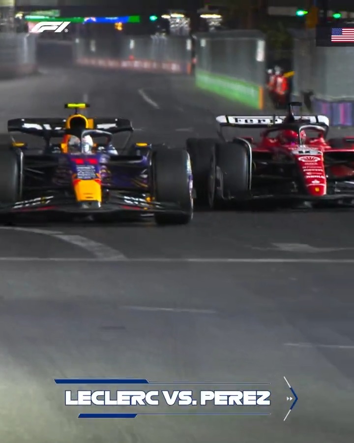 And the 2023 Crypto.com Overtake of the Year goes to… Charles Leclerc for this daring pass on Sergio Perez in Las Vegas! 🤩👏 #F1