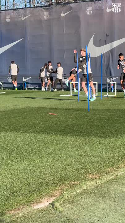 🏃 sesión en el Camp Tito Vilanova