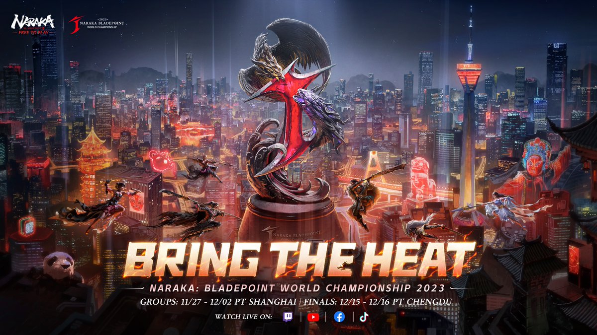 The world watches as they step into the biggest arena of the year for #NARAKABLADEPOINT. Who will be leaving the stage with the title of greatest in the world and who will fall short of the trophy, find out and RT this tweet for a chance at 1 of 10 Charming Treasure Choice Gifts.