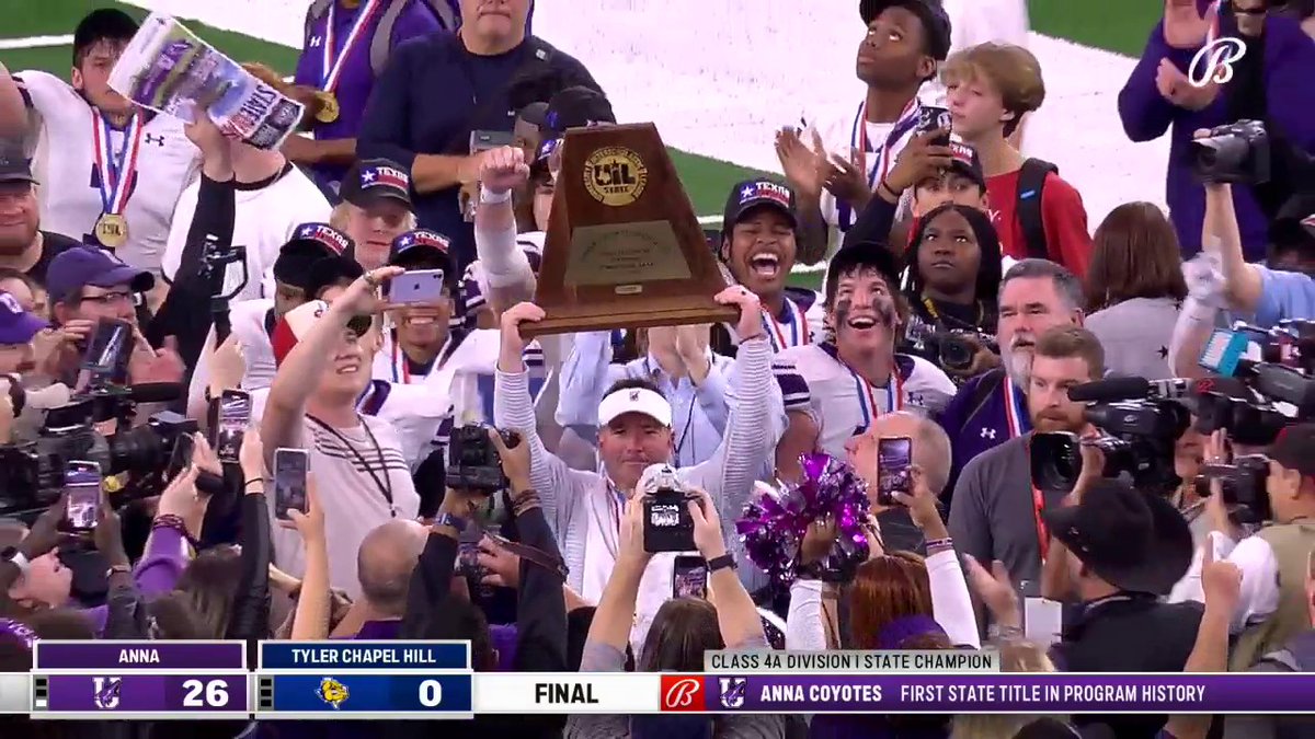 HOLD UP THAT TROPHY ANNA!!! 🏆 Jack in the Box | #UILState | Bally Sports is now FanDuel Sports Network | Texas UIL | ANNA ISD SPORTS | Chapel Hill Football