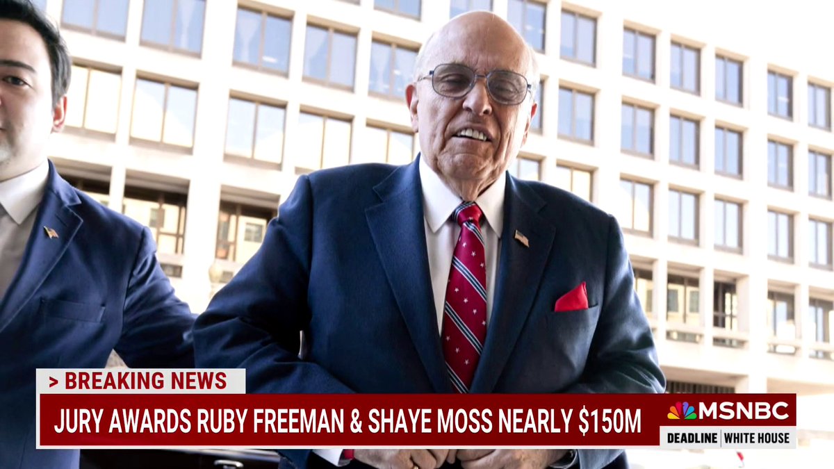 BREAKING: Rudy Giuliani ordered to pay nearly $150M for defaming two Georgia election workers Ruby Freeman and Shaye Moss