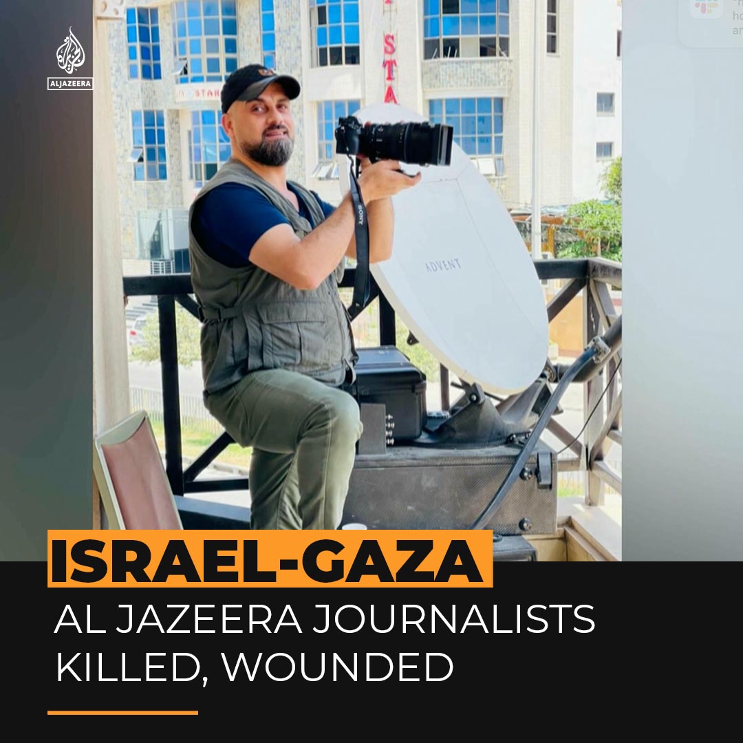 An Israeli strike in southern Gaza has killed Al Jazeera journalist and cameraman Samer Abu Daqqa and injured Gaza bureau chief Wael al-Dahdouh. Al Jazeera deems this incident a deliberate attempt to target its correspondents and their families in the besieged Gaza Strip.