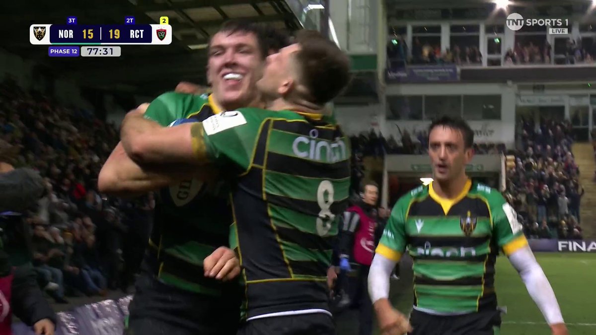 CLUTCH ⚡️ Northampton Saints 😇 come from behind to win it right at the end. How good was that! 🔥 #InvestecChampionsCup