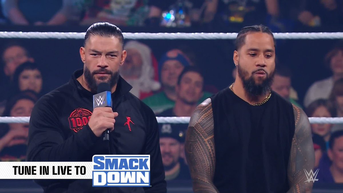 .Roman Reigns acknowledges the man he calls: "the next Tribal Chief..." 👀 Can somebody check on Jimmy The Usos? 😮💨 #SmackDown