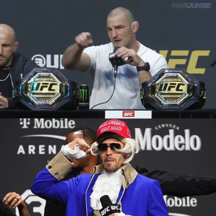 Sean Strickland held nothing back in this tirade against #UFC296 headliner and "utter piece of sh*t" Colby Covington. 🫣