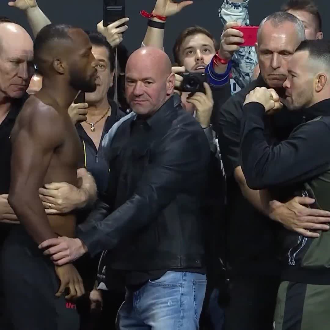 THEY SETTLE IT IN THE OCTAGON TOMORROW 🔥 Leon 'Rocky' Edwards vs Colby Covington for the welterweight world title at #UFC296! [ 10pmET / 7pmPT | Live on ESPN+ PPV: ]