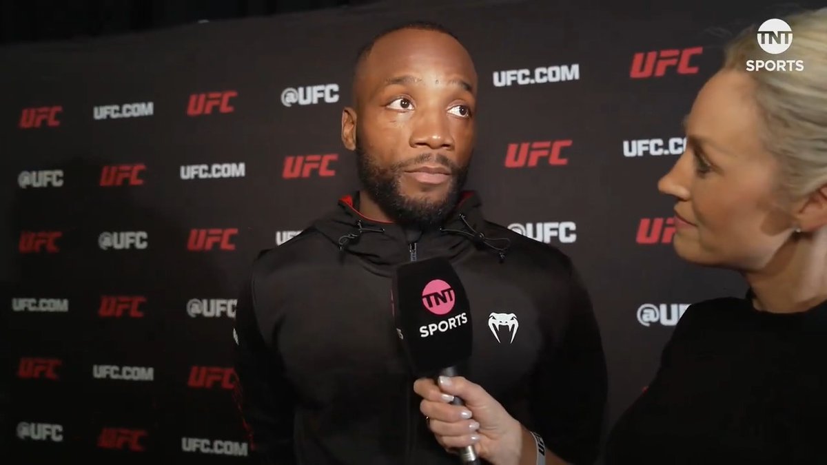 "Something brutal, the ref will have to pull me off him, I want to hurt this man!" 🥶 Leon Edwards means business! 🎙️ Caroline Pearce #UFC296 | Saturday | TNT Sports Box Office