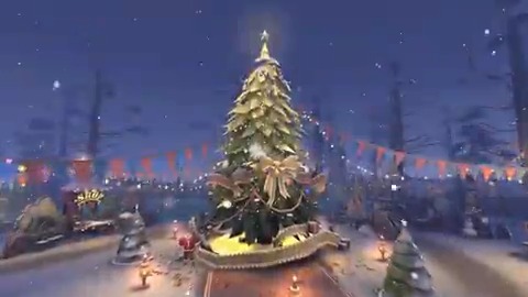真ん中に飾られた 特大のクリスマスツリー！ クリスマス期間限定公共マップは 12月21日よりスタートなの！ スケートをして、雪玉で遊んで… 新年のお祝いとクリスマスを 皆で花火でお祝いしようなの！ #IdentityV #第五人格