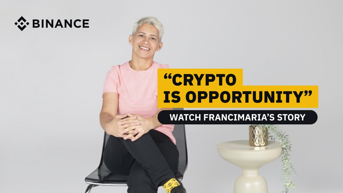 In our latest upload for #CryptoIsBetter with Binance, we meet Francimaria, a #Binance user whose life changed when she discovered crypto 3 years ago. Find out more about her story 👇