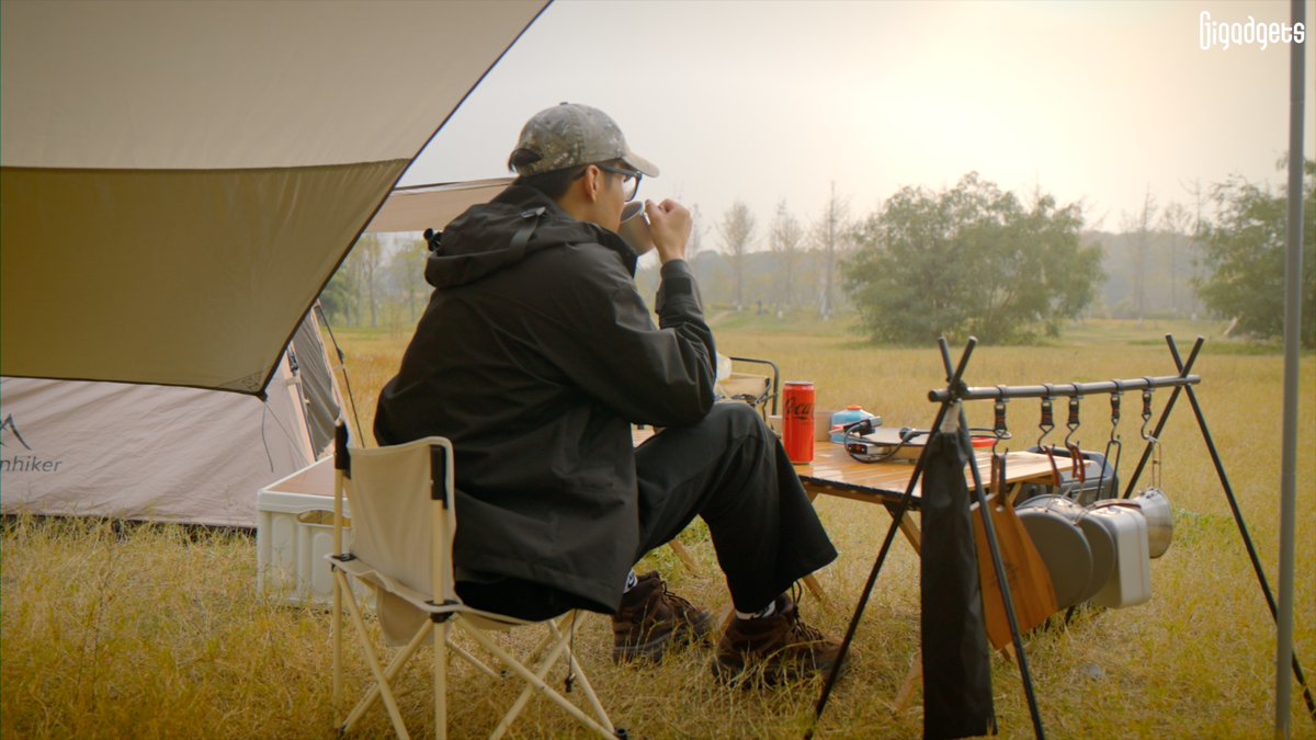 Camping with Segway Cube 2000 power station. Solo camping. Cooking, eating, and relaxing with Segway Cube 2000. Product link in the comment section. #gigadgets #camping #outdoors #roadtrip #Segway #powerstation #ASMR