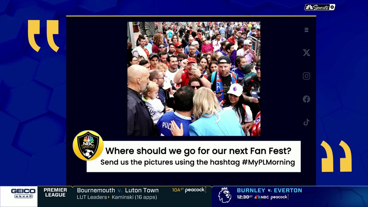 Where should be go for the next Fan Fest? 👀 Submit your pictures using the hashtag #MyPLMorning!