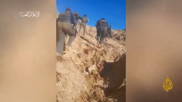 صور حصلت عليها #الجزيرة لما قالت كتائب القسام إنها استهداف لجنود الاحتلال في خيامهم في منطقة جحر الديك #حرب_غزة #الأخبار
