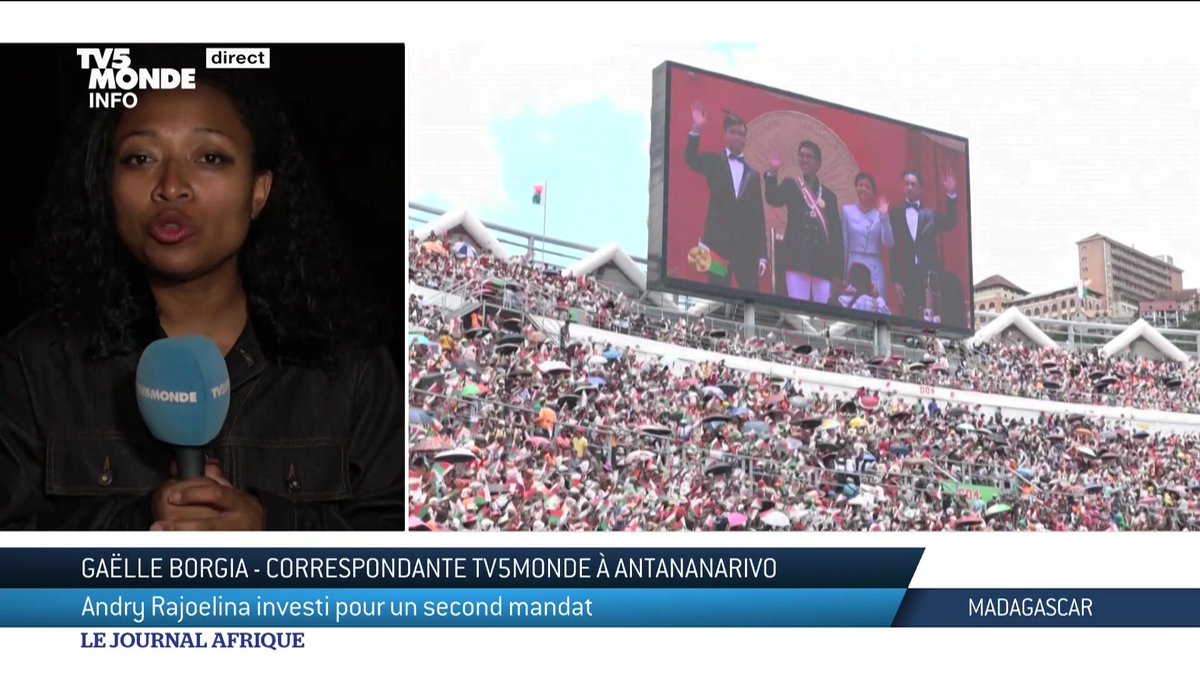 Madagascar : Andry Rajoelina investi pour un second mandat