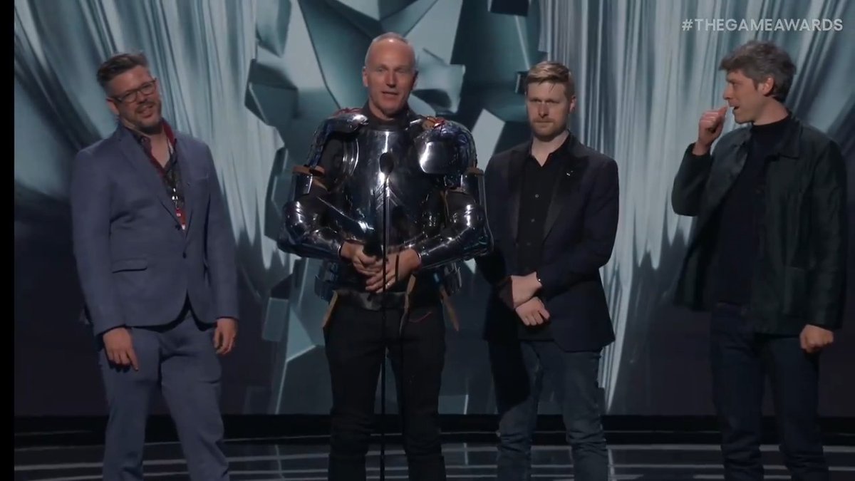 The moment when Baldur's Gate 3 won Game of the Year at #TheGameAwards