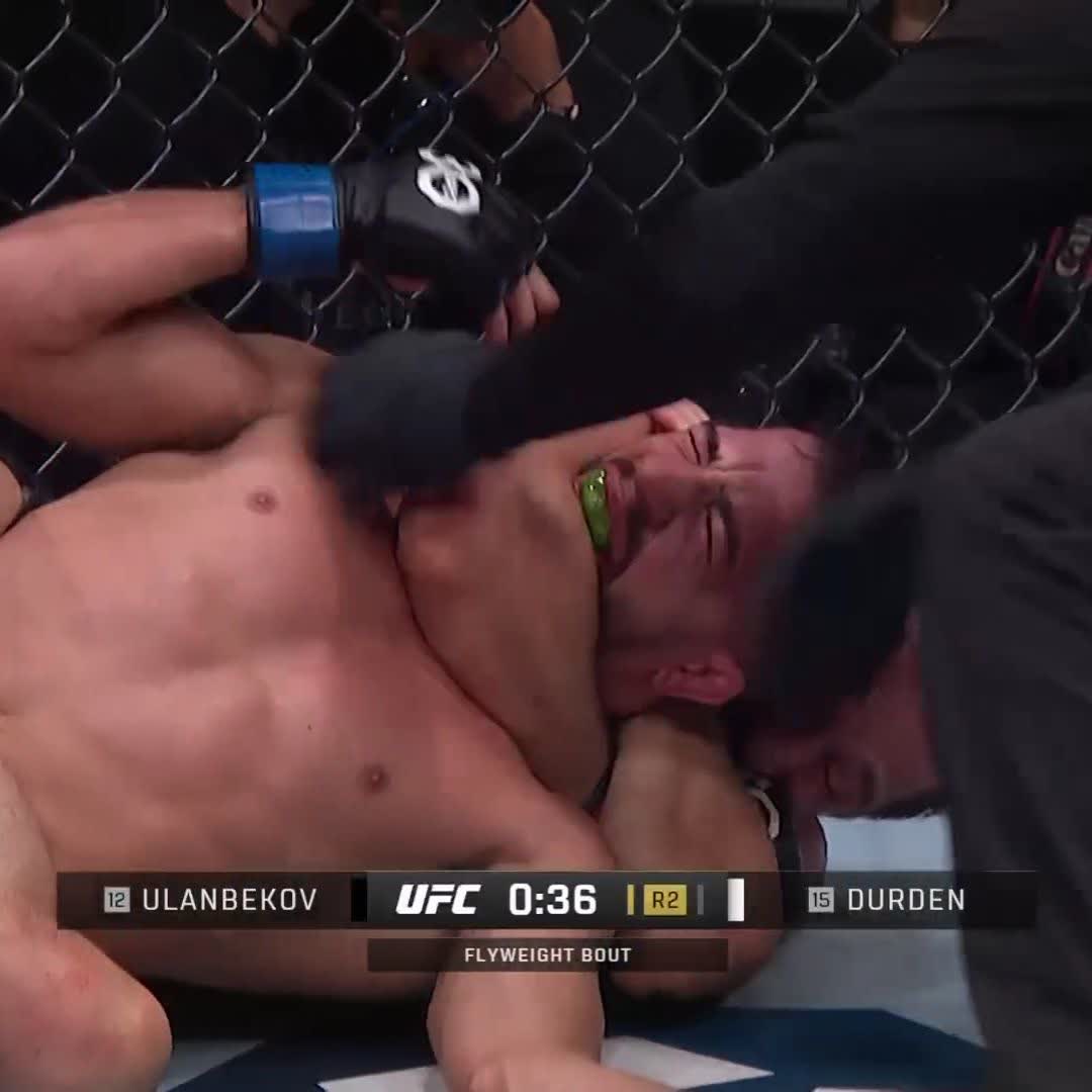 DOMINANT from start to finish 🤫 Tagir Ulanbekov gets the tap in R2 over Cody Durden! #UFC296