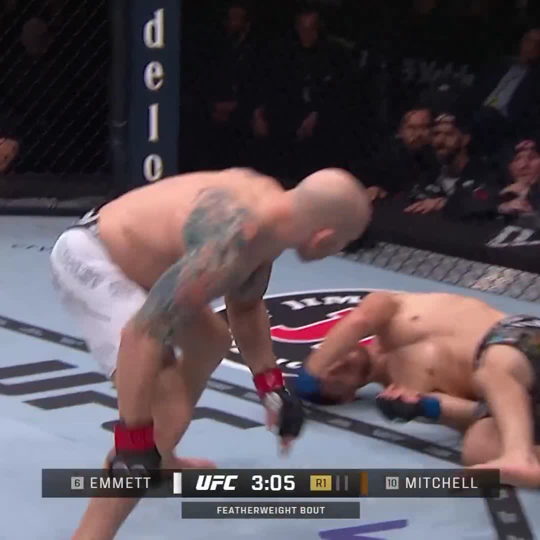 THE ONE-HITTER QUITTER FROM JOSH EMMETT! 😱 🔥 ABSOLUTE INSANITY FROM JOSH EMMETT! #UFC296