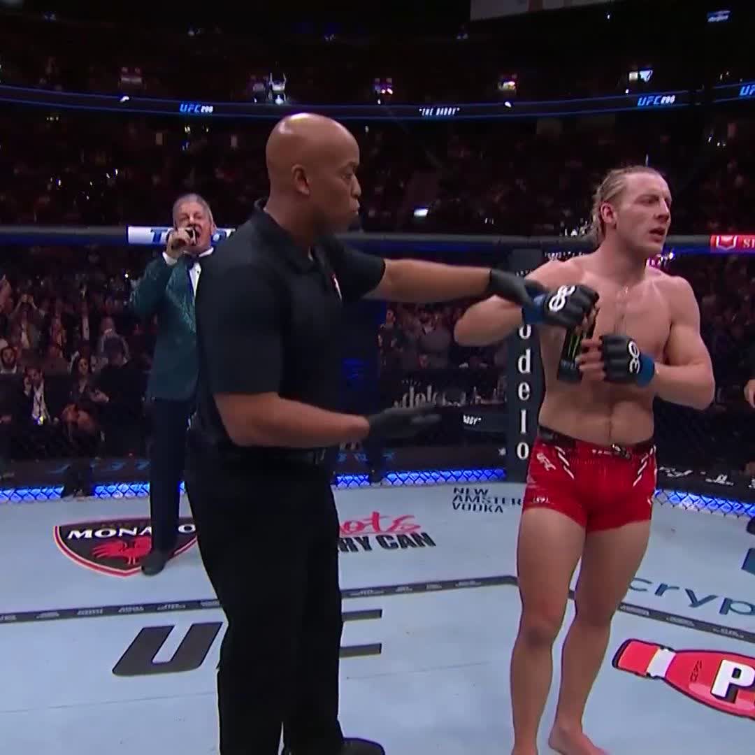 Unanimous for The Baddy! Paddy Pimblett stays undefeated in the Octagon with a win over Tony Ferguson at #UFC296