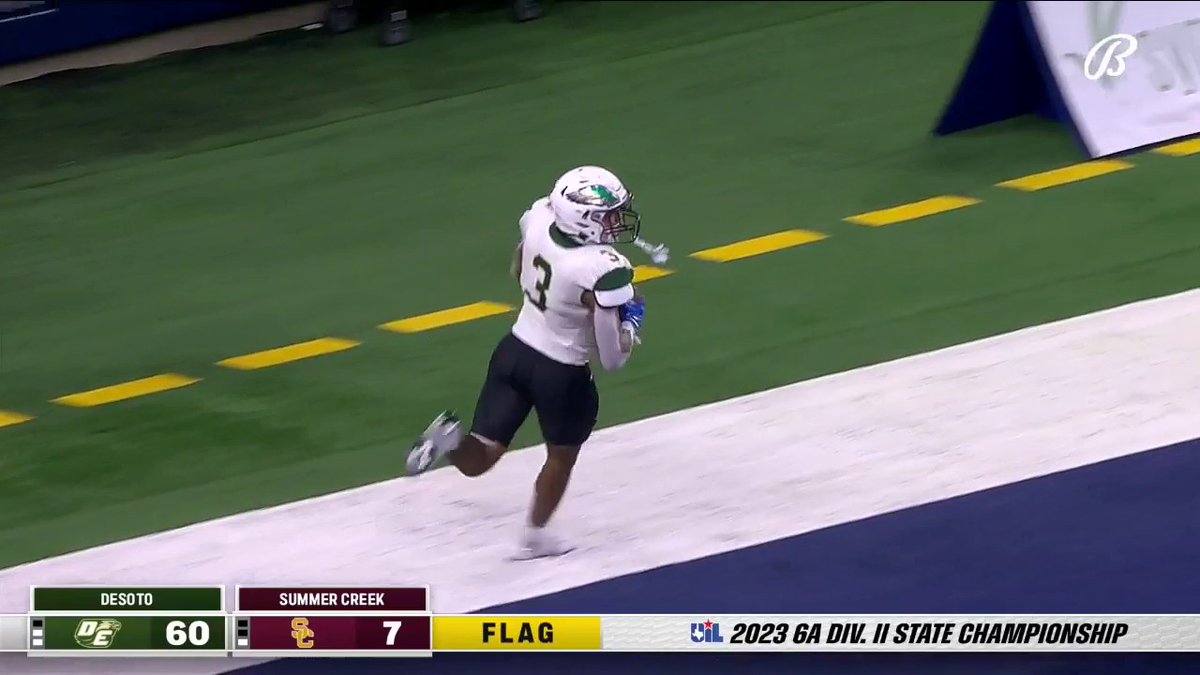 🚨Record-breaking Touchdown!🚨 DeSoto Eagles sets a new record in 6A State Championship history for most points (67) passing the previous record of 63 points. Jack in the Box | #UILState | Bally Sports is now FanDuel Sports Network | Texas UIL | DeSoto Football | Summer Creek Football