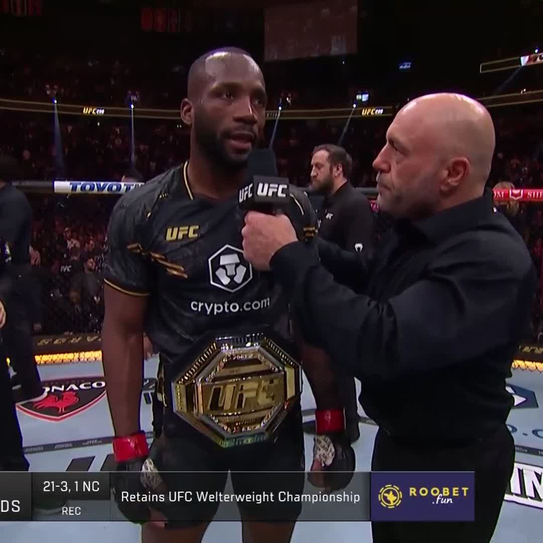 Edwards came to prove a point with the wrestling tonight ๐ช #UFC296