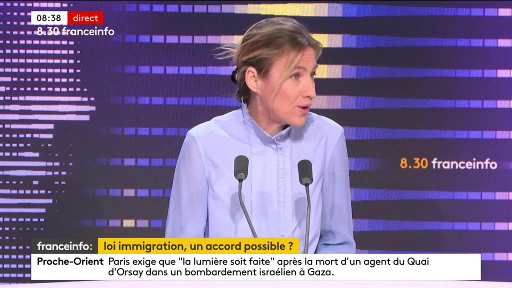 🔴 “J’aurais souhaité” une convention citoyenne sur l’immigration, dit Astrid Panosyan-Bouvet, députée Renaissance. "On est à la 30e loi d’immigration en 40 ans. À un moment donné, il faut poser les choses sur la table de manière dépassionnée." #8h30franceinfo