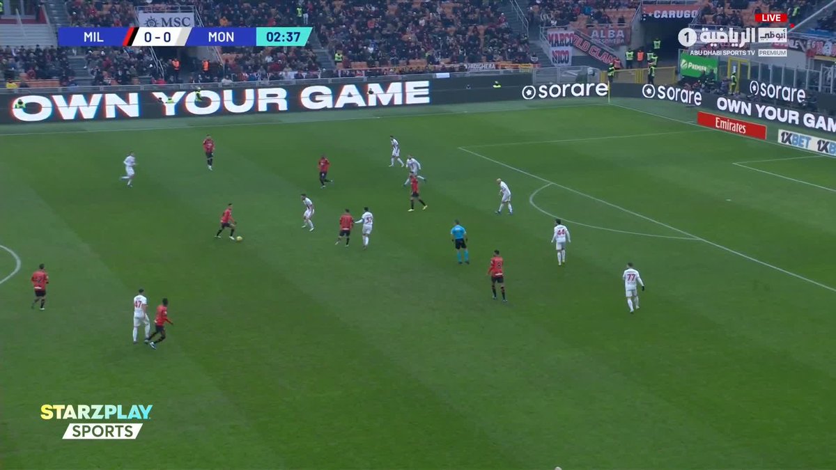 بعد مجهود فردي وافر.. تياني ريندرز يفتتح النتيجة لميلان #ميلان_مونزا #الدوري_الإيطالي #ابوظبي_الرياضية Premium
