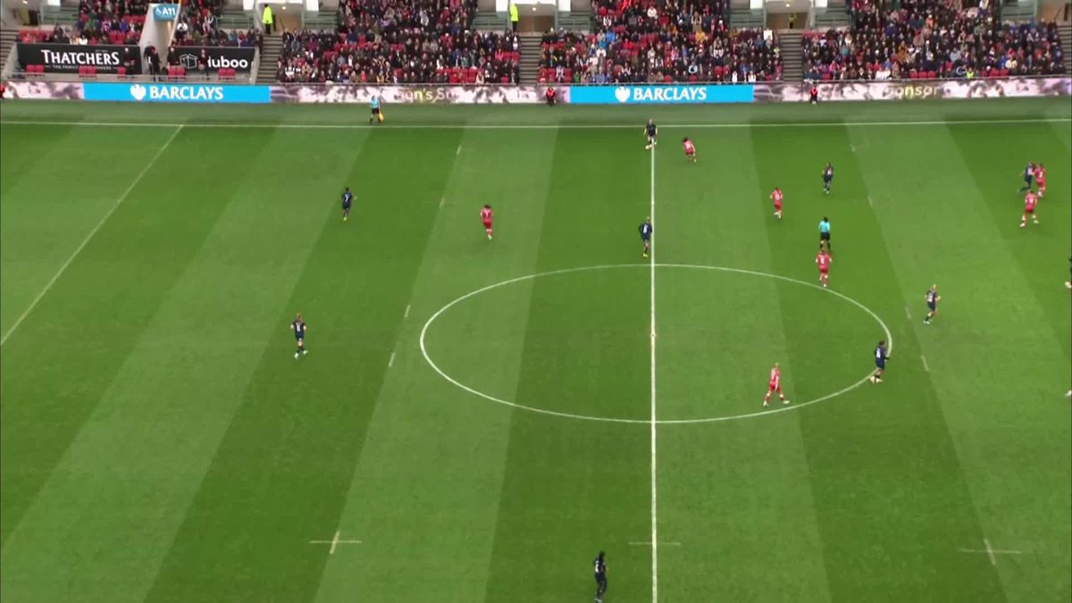 Lauren James on her weak foot 😱 (via Barclays Women's Super League)