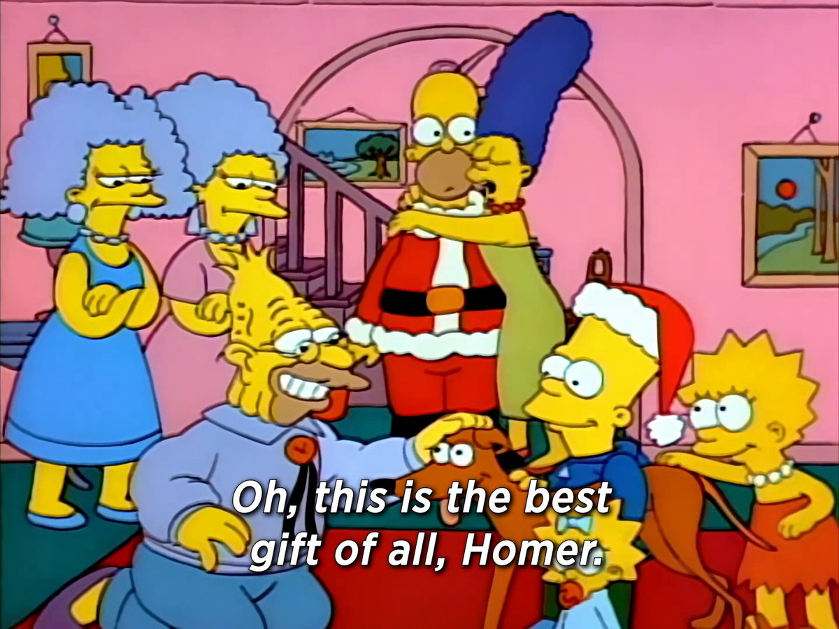 The best gift of all arrived 34 years ago today with the series premiere of #TheSimpsons!