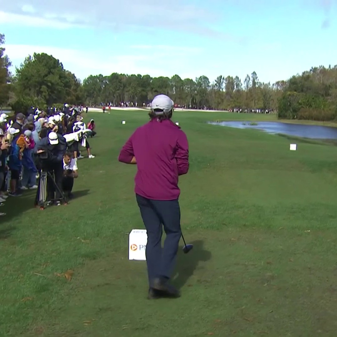 Charlie Woods has just driven the green 355 yards 🤯