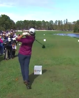 CHARLIE DRIVES ANOTHER GREEN.
