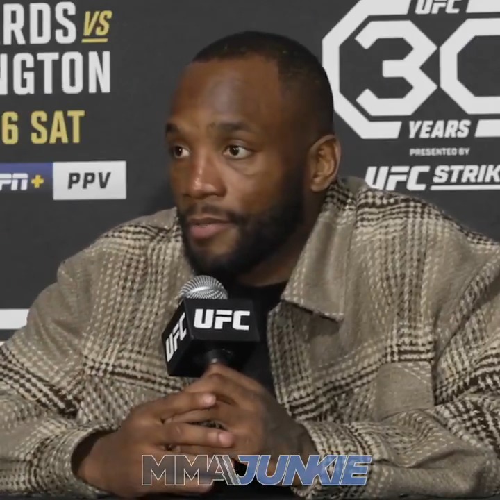 Leon Edwards isn't riveted by a title defense vs. Shavkat Rakhmonov after #UFC296. "He looked all right. I think 'Wonderboy' is kind of getting past it.'"