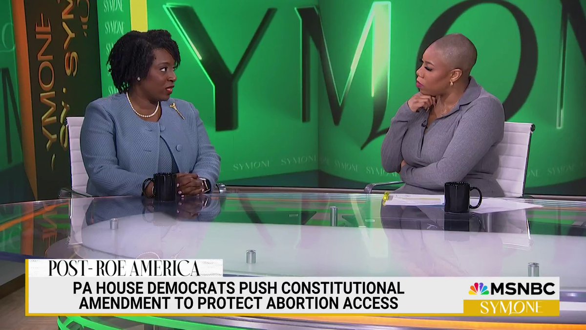 In post-Roe America, defending abortion rights has been left up to state leaders. Rep. Joanna McClinton joined Symone to discuss her critical work. “It’s very important in Pennsylvania, as the only woman to ever be Speaker of the House, that my colleagues … are protecting women.”
