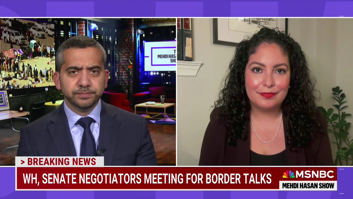 "I want to remind people that President Biden did start out his presidency promising to make it easier for people to come to this country legally," Andrea R. Flores on ongoing border policy negotiations between the White House and Senate Republicans.