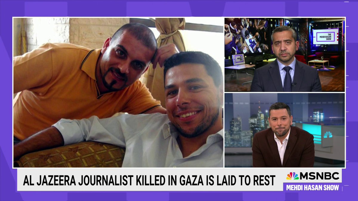 In tonight's final edition of the #handover, @MehdiRHasan and Ayman remember Al Jazeera journalist, Samer Abu Daqqa, who was killed in Gaza this week. Ayman: "He was truly a remarkable guy and an amazing friend."