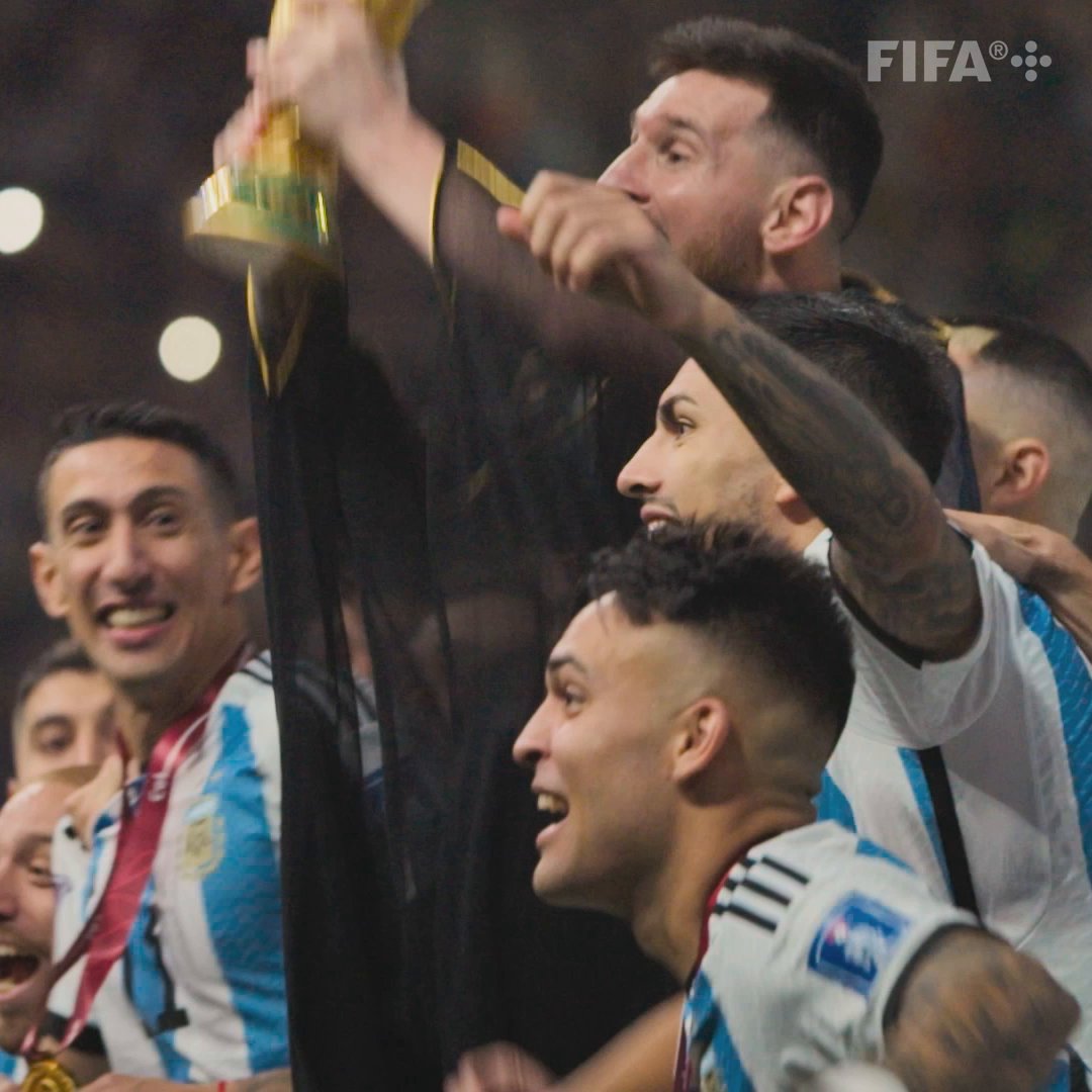 Dreams do come true. 🏆🇦🇷 Messi is living proof.