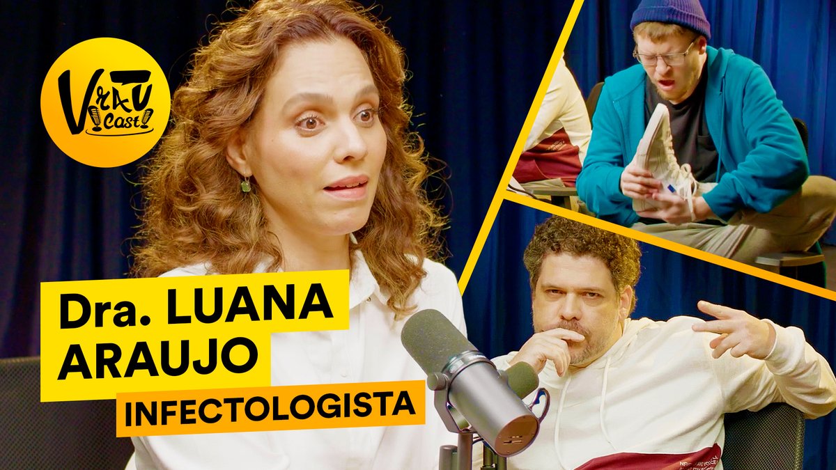 "Tomei vacina e engravidei", afirma infecmunologista para Mike e Cauê durante entrevista no Vrau Cast. VÍDEO NOVO | VRAU CAST: DRA. LUANA ARAUJO Assista completo: