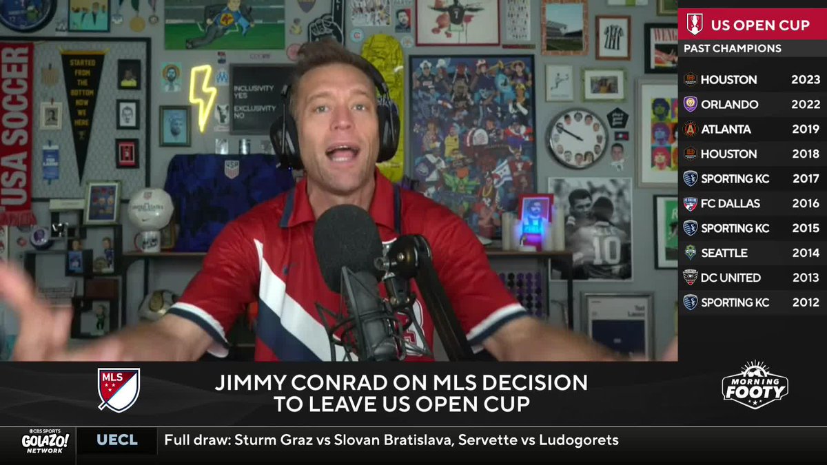 "MLS did have a choice... they had a choice to be inclusive and they chose to be exclusive." U.S. Open Cup winner Jimmy Conrad weighs in on the league's decision to withdraw their teams from the country's oldest competition.