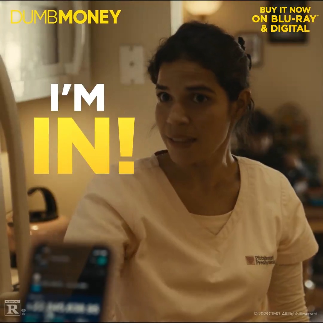 If SHE’S in, we’re in. Who would YOU listen to for financial advice? #DumbMoneyMovie - The GameStop Story is available on Blu-ray &amp; Digital. Buy it now: