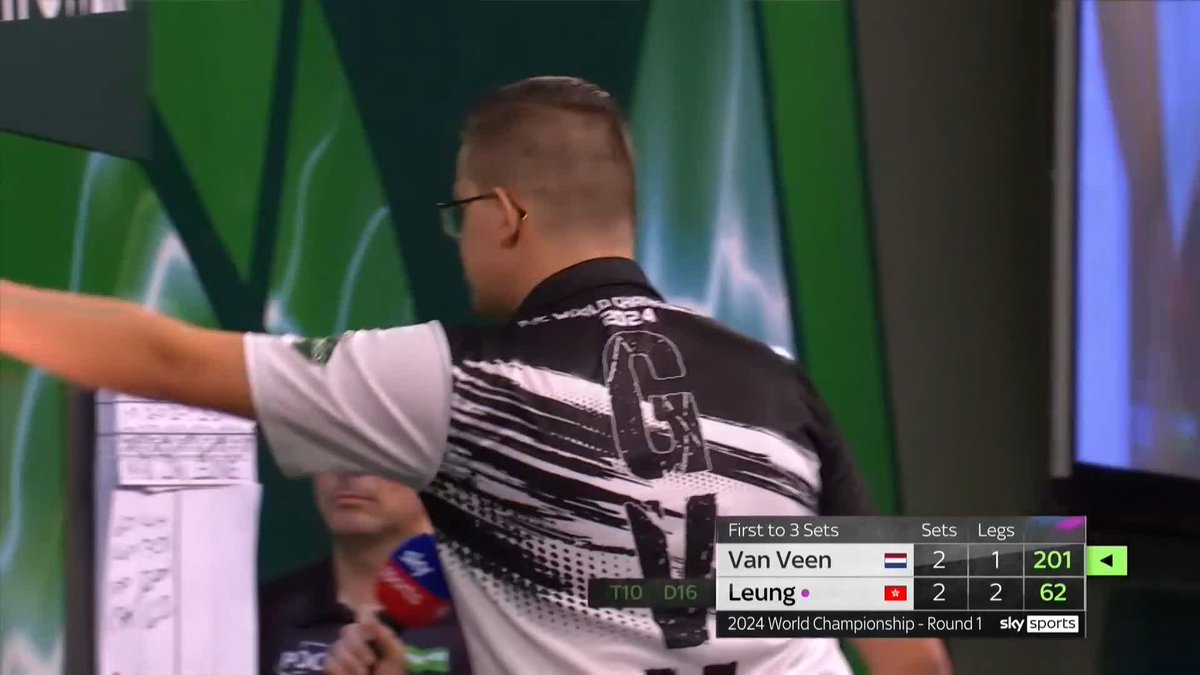 LEUNG HAS DONE IT! 🇭🇰 Man Lok Leung stuns the darting world with an incredible performance to beat Gian van Veen 3-2! Just look what it means to him! 📺 #WCDarts | R1