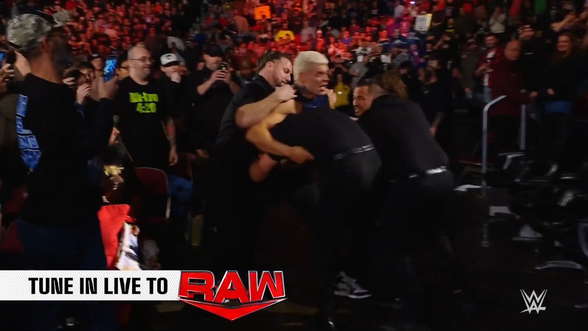 Here comes Cody Rhodes! #WWERaw